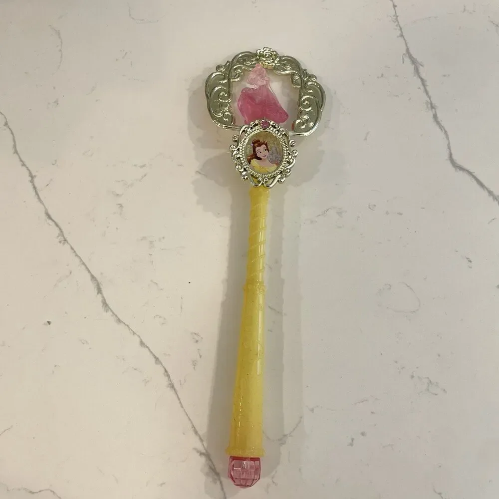 Disney Princess Beauty And The Beast Belle Explore Your World Wand Jewel Spin